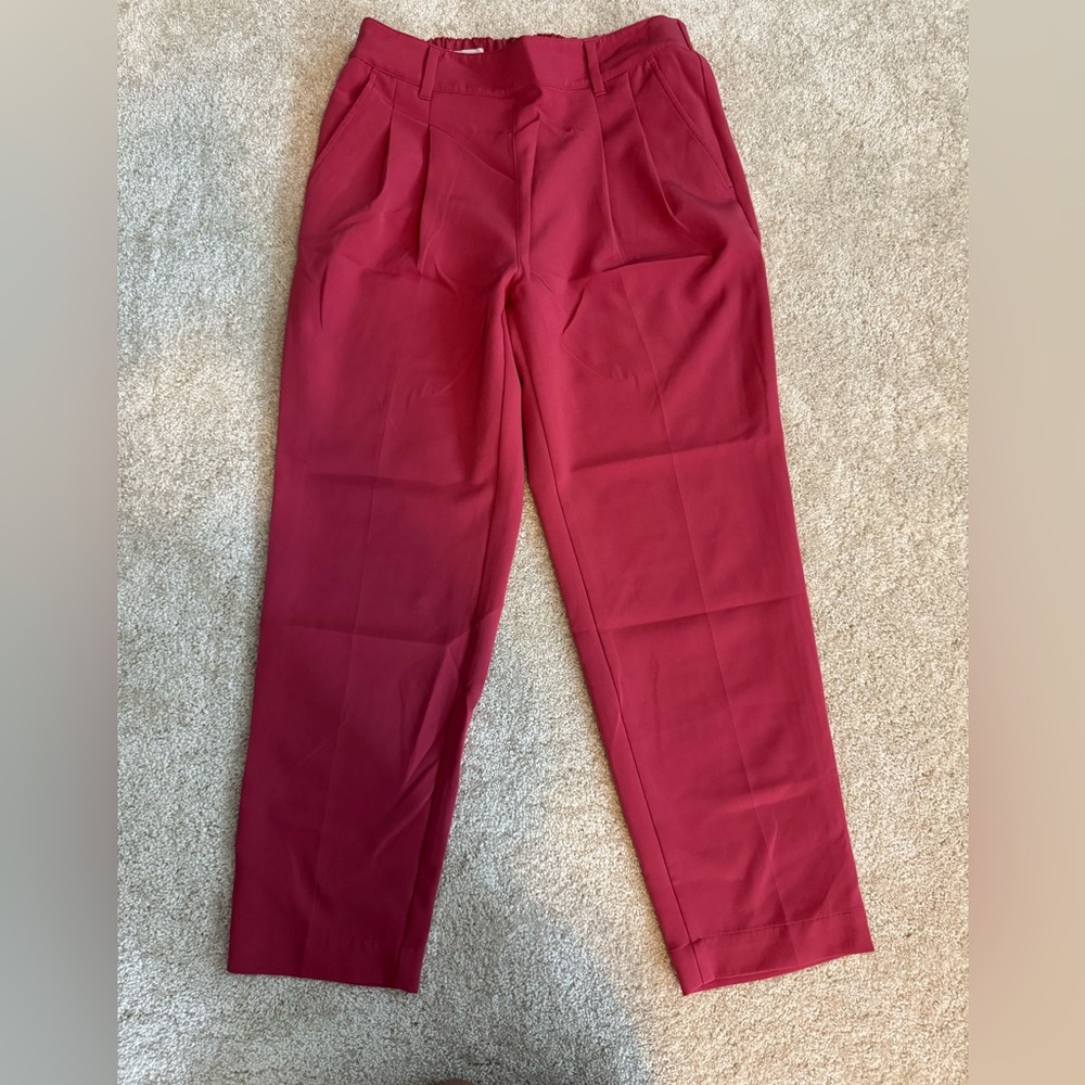 LOFT High Rise Tapered Pants